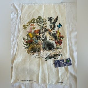 NWOT Australian Tea towel by Rodriquez 
Pure linen
